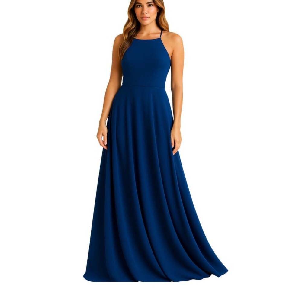 Lulu’s blue maxi dress